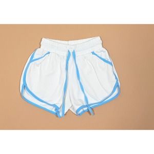 Bradford Row Mya White & Blue Sweat Shorts